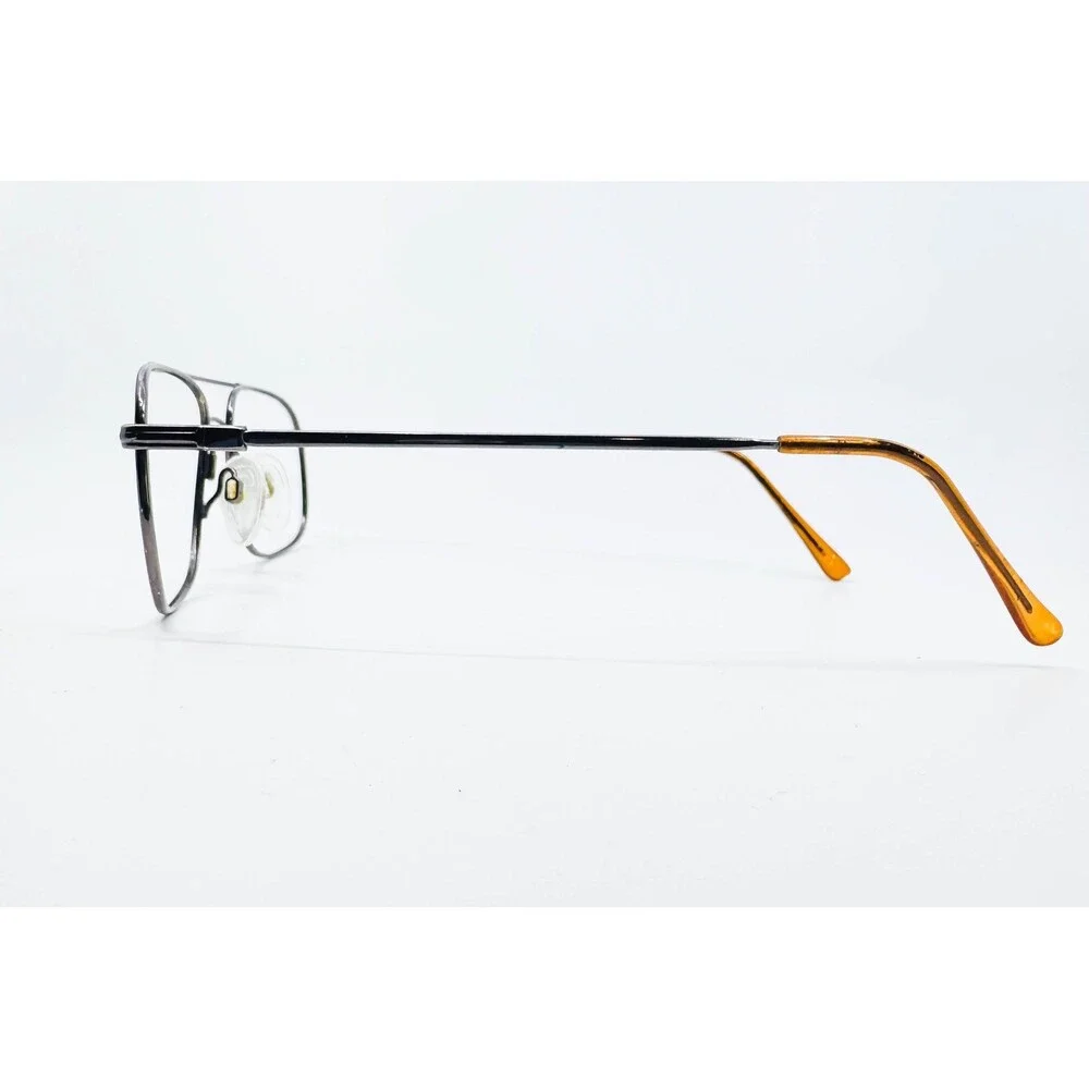 Marchon Autoflex 39 Eyeglasses Mens Dark Grey Flexon Aviator Frames 55-18-145